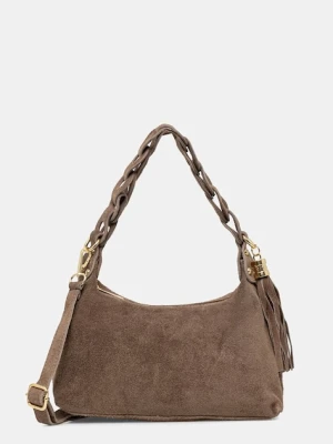 Answear.LAB torebka crossbody damska zamszowa