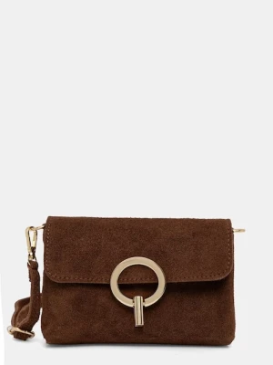 Answear.LAB torebka crossbody damska zamszowa