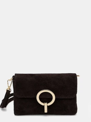 Answear.LAB torebka crossbody damska zamszowa