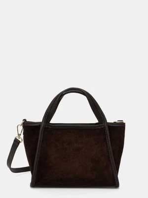 Answear.LAB torebka damska zamszowa