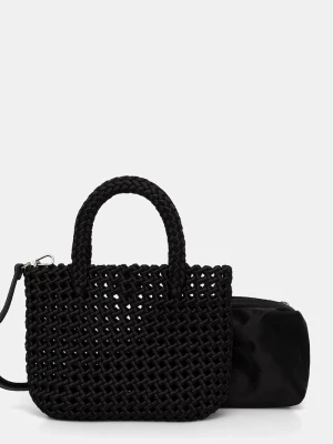 Answear.LAB torebka shopper damska czarny