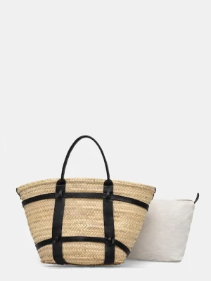 Answear.LAB torebka shopper damska pleciona