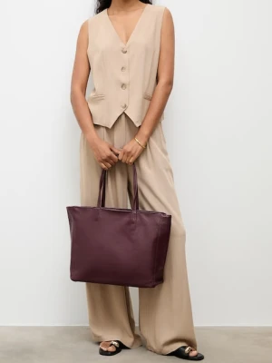 Answear.LAB torebka shopper damska skórzana