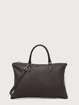 Answear.LAB torebka shopper damska skórzana brązowy
