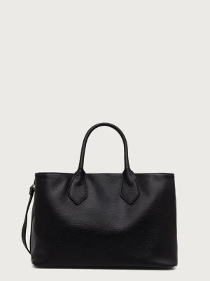 Answear.LAB torebka shopper damska skórzana czarny