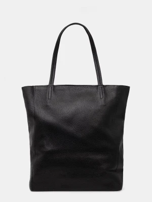 Answear.LAB torebka shopper damska skórzana czarny