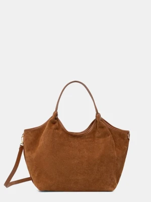 Answear.LAB torebka shopper damska zamszowa