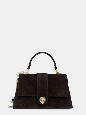 Answear.LAB torebka shopper damska zamszowa