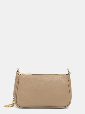 Answear.LAB torebka skórzana kolor beżowy