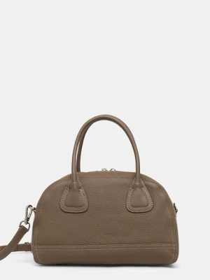 Answear.LAB torebka skórzana kolor beżowy