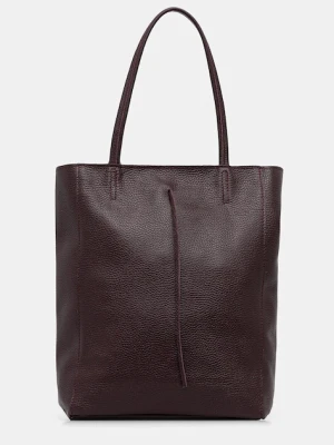 Answear.LAB torebka skórzana kolor bordowy