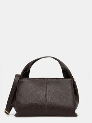 Answear.LAB torebka skórzana kolor brązowy