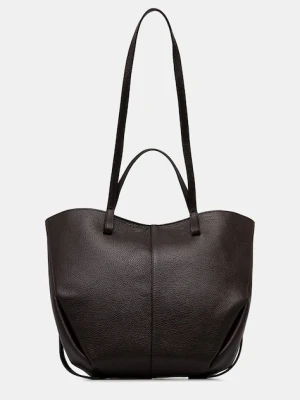 Answear.LAB torebka skórzana kolor brązowy