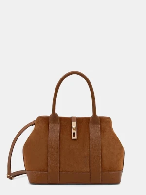 Answear.LAB torebka skórzana kolor brązowy