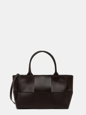 Answear.LAB torebka skórzana kolor brązowy