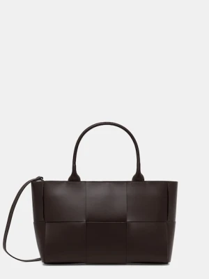 Answear.LAB torebka skórzana kolor brązowy