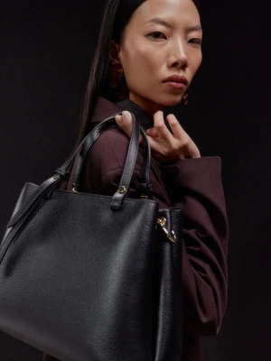 Answear.LAB torebka skórzana kolor czarny