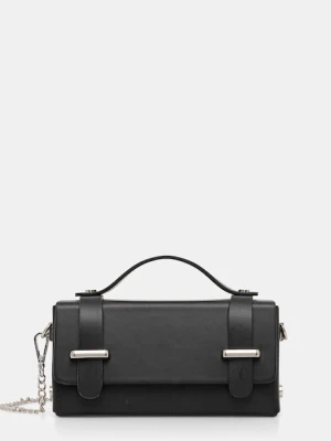 Answear.LAB torebka skórzana kolor czarny