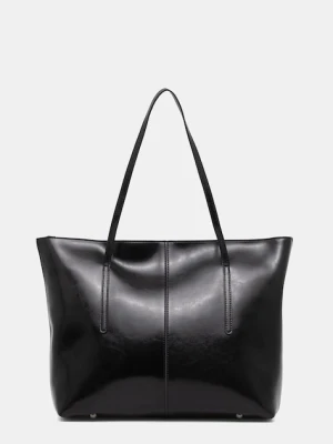 Answear.LAB torebka skórzana kolor czarny