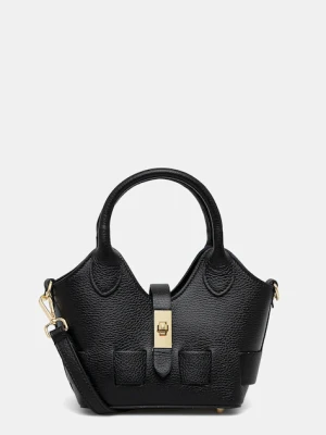 Answear.LAB torebka skórzana kolor czarny