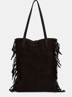 Answear.LAB torebka zamszowa