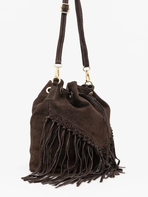 Answear.LAB torebka zamszowa