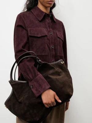 Answear.LAB torebka zamszowa