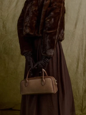 Answear.LAB torebka zamszowa