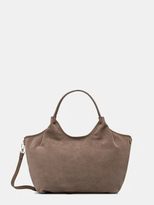 Answear.LAB torebka zamszowa kolor brązowy