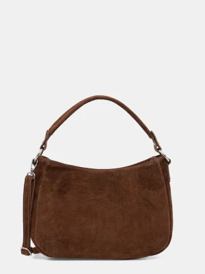 Answear.LAB torebka zamszowa kolor brązowy