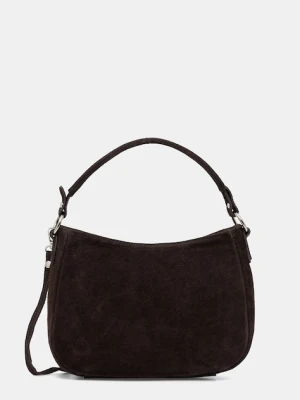 Answear.LAB torebka zamszowa kolor brązowy