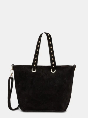 Answear.LAB torebka zamszowa kolor brązowy