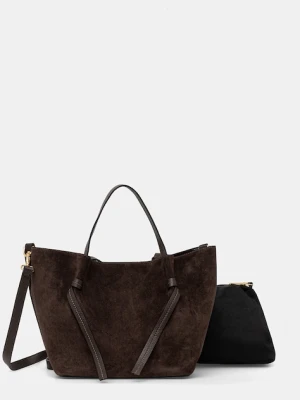 Answear.LAB torebka zamszowa