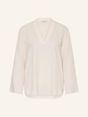 Antonelli Firenze Bluzka Aristide Z Dodatkiem Jedwabiu weiss