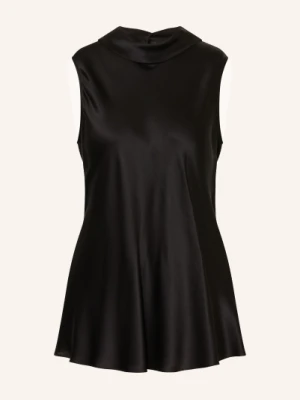 Antonelli Firenze Bluzka Vin Brule Z Jedwabiu schwarz