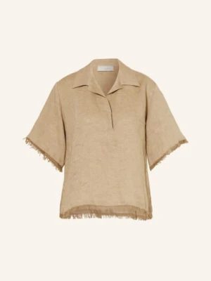 Antonelli Firenze Bluzka Z Lnu gruen