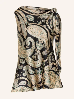 Antonelli Firenze Jedwabna Bluzka schwarz