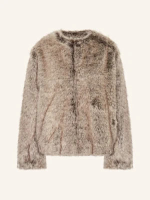 Antonelli Firenze Kurtka Ze Sztucznego Futra Krumiri beige