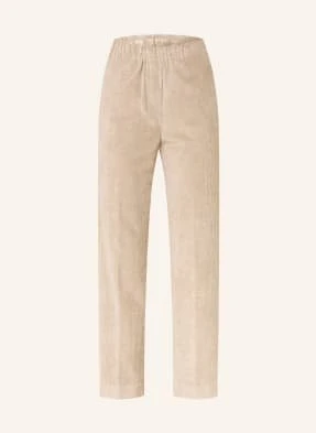 Antonelli Firenze Spodnie Z Sztruksu beige