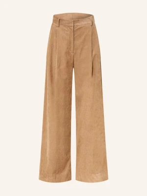 Antonelli Firenze Spodnie Z Sztruksu beige