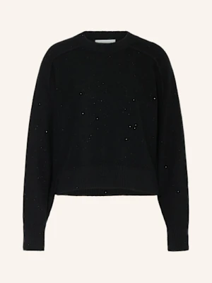 Antonelli Firenze Sweter Crasso Z Cekinami schwarz