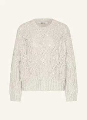 Antonelli Firenze Sweter Golia Z Cekinami weiss