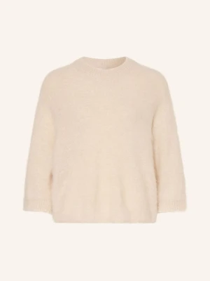 Antonelli Firenze Sweter Z Alpaki Z Rękawami 3 / 4 beige