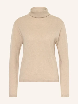 Antonelli Firenze Sweter Z Golfem Baviera Z Kaszmirem beige