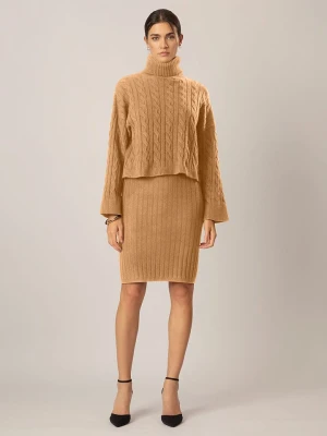 APART 2-częściowy zestaw w kolorze jasnobrązowym rozmiar: 42