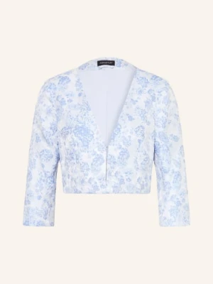 Apart Bolero Żakardowe Z Rękawami 3/4 blau
