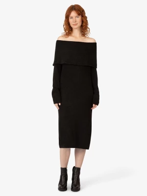 APART Dzianinowa sukienka w kolorze czarnym rozmiar: 44
