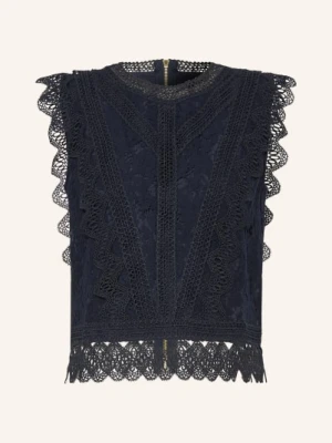 Apart Koszulka Z Koronką blau