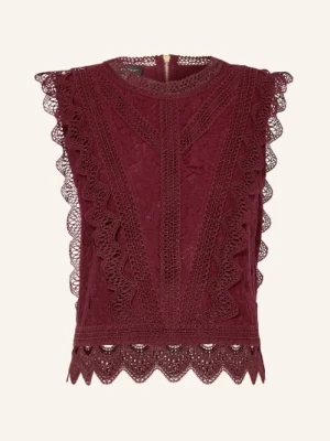 Apart Koszulka Z Koronką rot