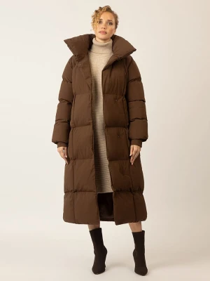 APART Płaszcz zimowy w kolorze ciemnobrązowym rozmiar: 34